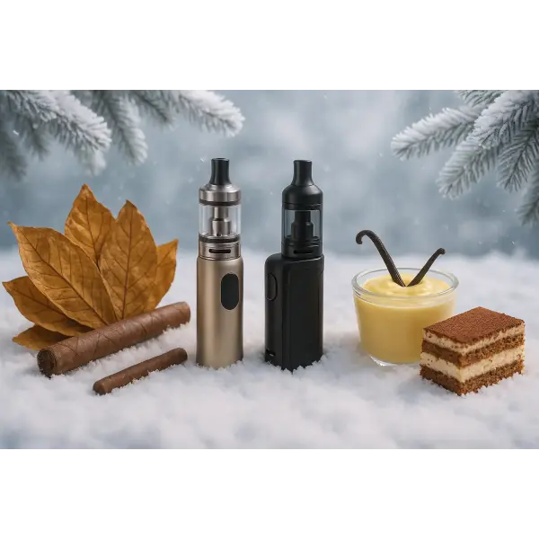 Welche Liquids und Aromen dampft man im Winter? Von Tabak bis Dessert – was jetzt besonders beliebt ist - Welche Liquids und Aromen dampft man im Winter?